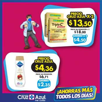 Folleto actual Farmacias Cruz Azul - 2.5.2022 - 31.5.2022.