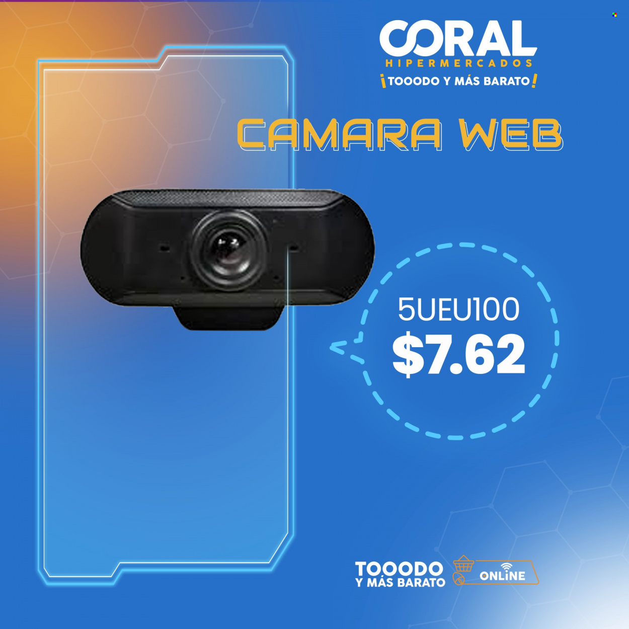 Folleto actual Coral Hipermercados - Ventas - cámara web. Página 4.