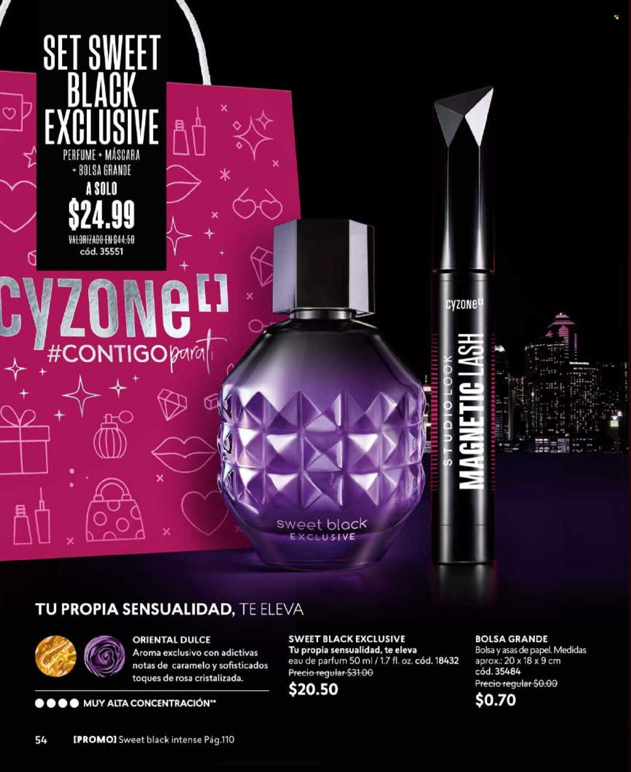 thumbnail - Folleto actual Cyzone - Ventas - máscara, perfume. Página 54.