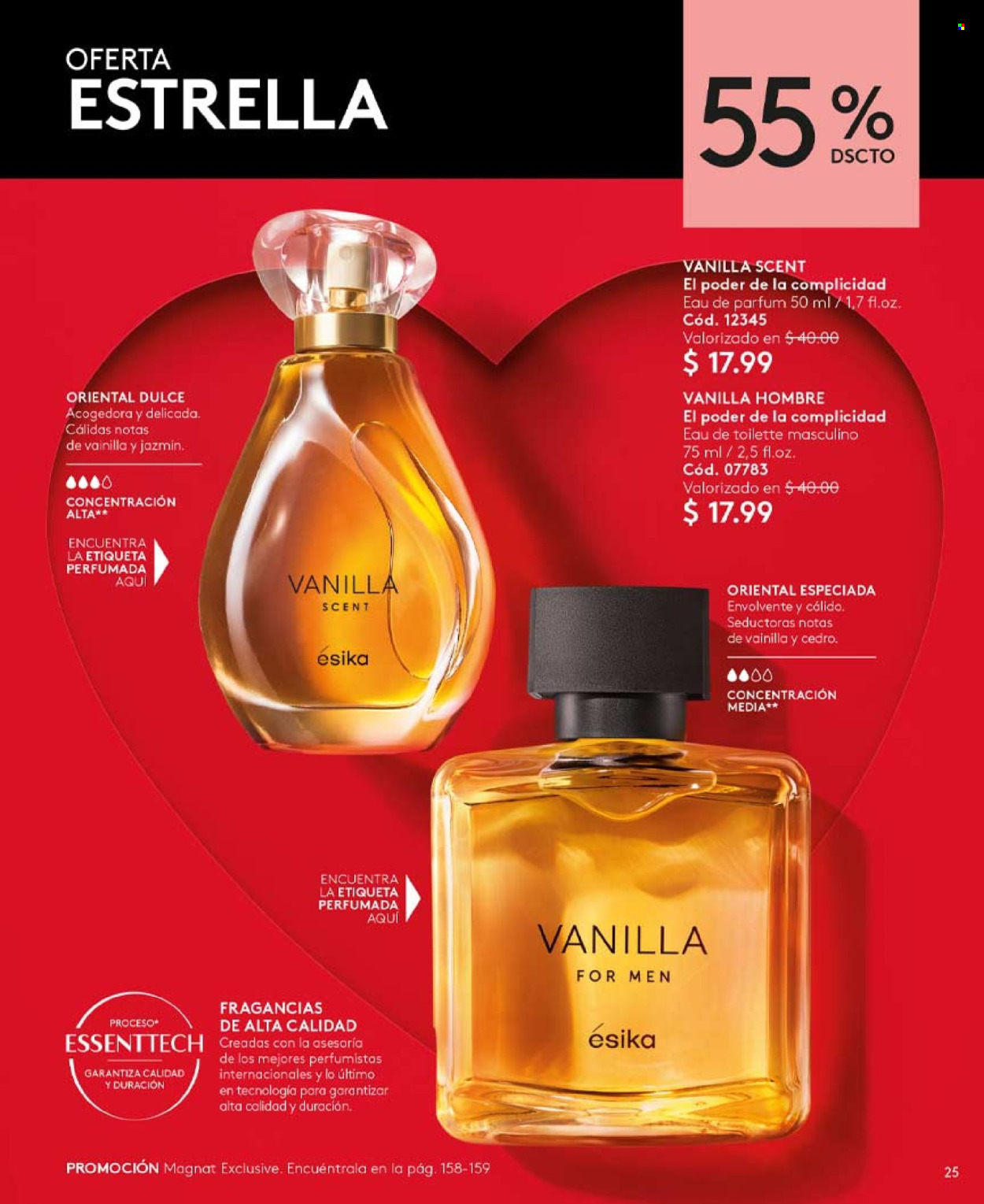 thumbnail - Folleto actual Ésika - Ventas - perfume, eau de toilette. Página 25.