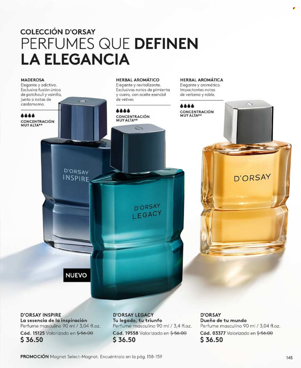 thumbnail - Folleto actual Ésika - Ventas - perfume, aceite esencial. Página 163.