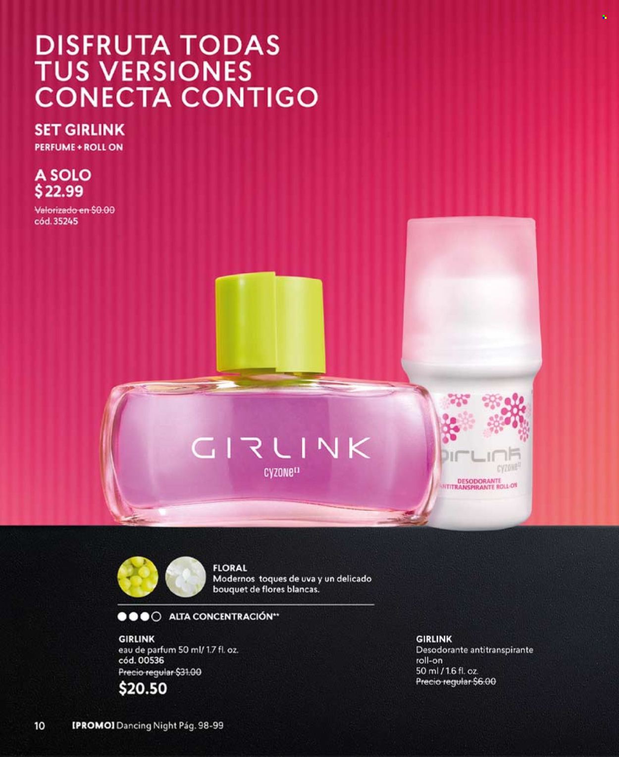 thumbnail - Folleto actual Cyzone - Ventas - perfume, desodorante, antitranspirante. Página 10.