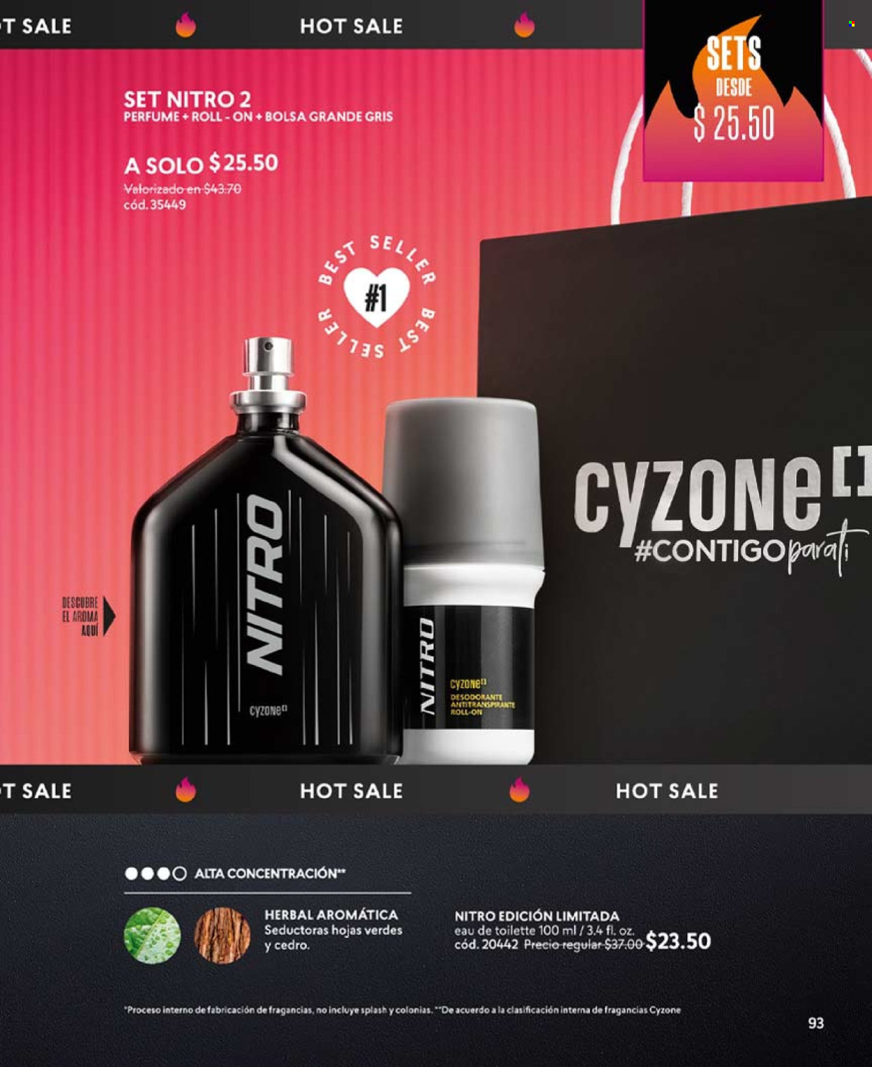 thumbnail - Folleto actual Cyzone - Ventas - eau de toilette, desodorante, antitranspirante. Página 101.