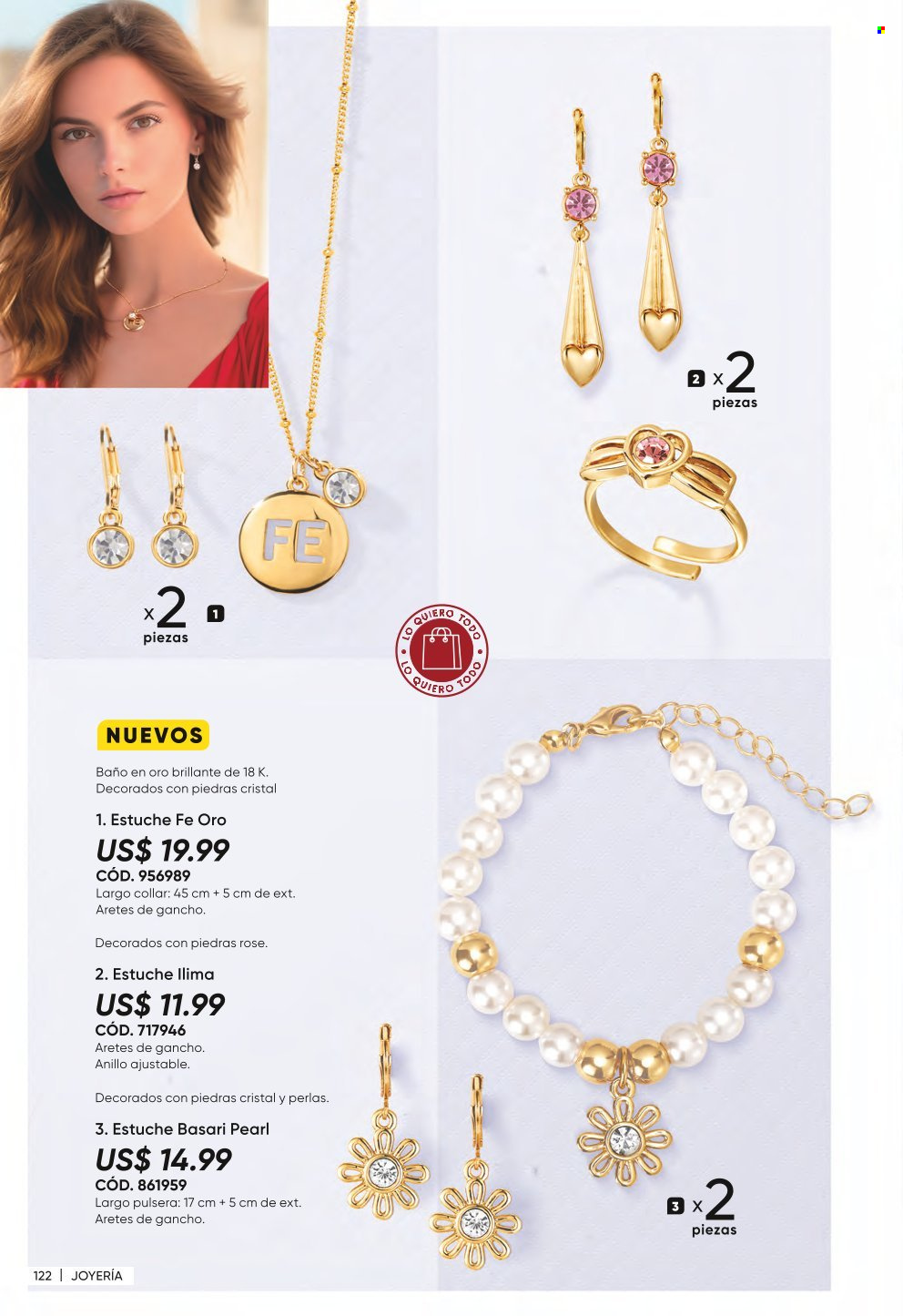 thumbnail - Folleto actual Azzorti - Ventas - anillo, collar, pulsera, aretes, joyas. Página 125.